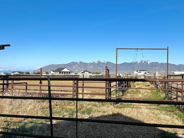 848 N Cooley St W, Grantsville, UT 84029 - view of yard featuring an exterior structure, a mountain view, and a rural view