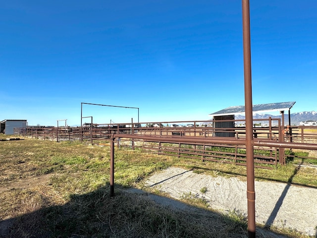 848 N Cooley St W, Grantsville, UT 84029 - view of yard featuring an outdoor structure, an exterior structure, and a rural view