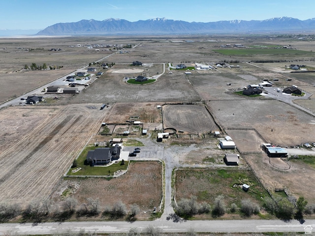 848 N Cooley St W, Grantsville, UT 84029 - aerial view with a mountain view and a rural view