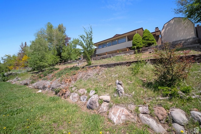 9968 S Blossom Dr, Sandy, UT 84092 - view of yard