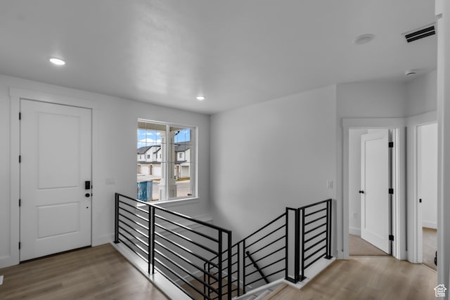 167 N 950 E Unit 33, Tremonton, UT 84337 - entrance foyer with recessed lighting, wood finished floors, and visible vents
