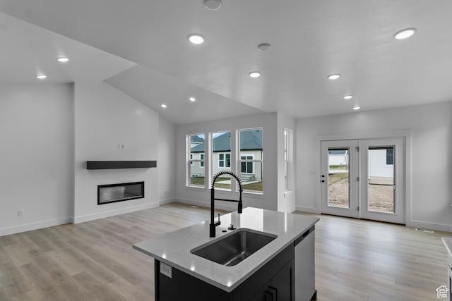 167 N 950 E Unit 33, Tremonton, UT 84337 - kitchen featuring a sink, plenty of natural light, dishwasher, and open floor plan