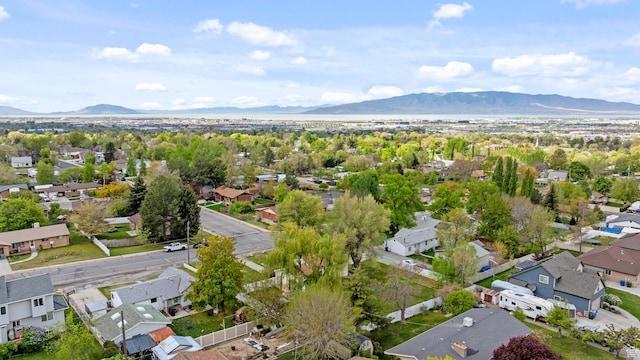 605 E 700 N, Pleasant Grove, UT 84062 - birds eye view of property with a residential view and a mountain view