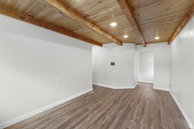 605 E 700 N, Pleasant Grove, UT 84062 - finished below grade area with wood ceiling, baseboards, recessed lighting, and wood finished floors