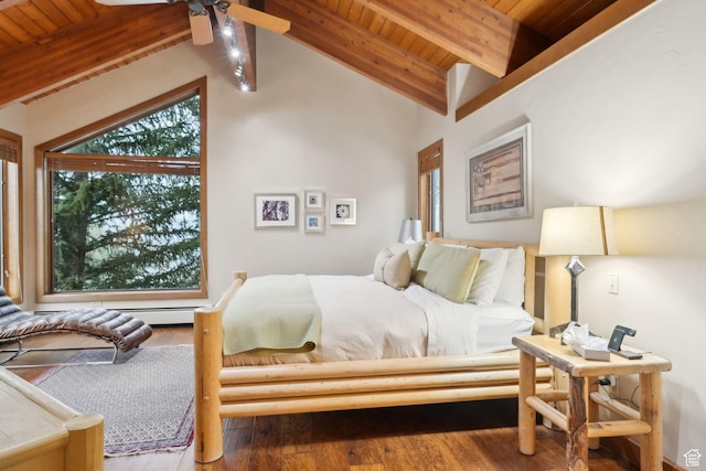 1386 Pinnacle Dr Unit 82, Park City, UT 84060 - bedroom with wood ceiling and wood finished floors