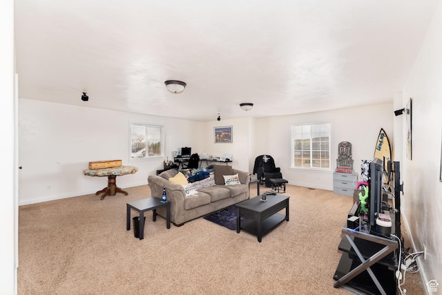 4231 W 650 N, Vernal, UT 84078 - living room with baseboards and carpet