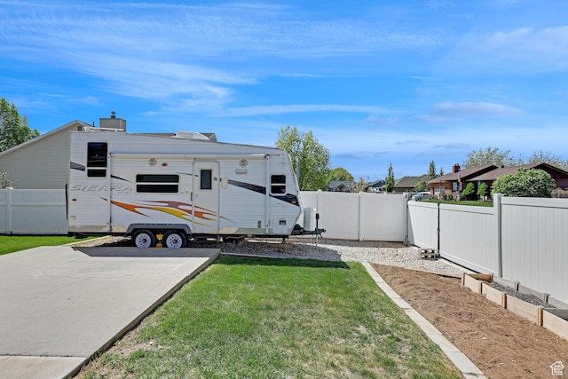 2137 W 550 N, West Point, UT 84015 - exterior space with a fenced backyard