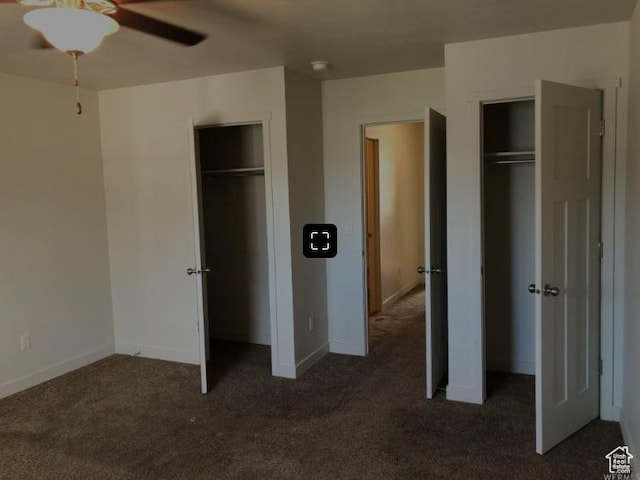 204 N 750 E, Vineyard, UT 84059 - unfurnished bedroom featuring carpet flooring, baseboards, and multiple closets