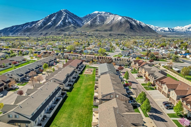 1155 S 2880 E, Spanish Fork, UT 84660 - drone / aerial view featuring a residential view and a mountain view