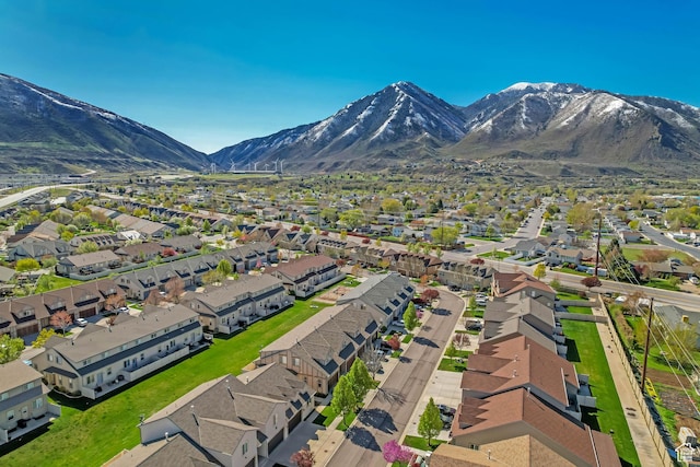 1155 S 2880 E, Spanish Fork, UT 84660 - drone / aerial view featuring a mountain view and a residential view