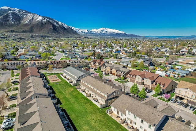 1155 S 2880 E, Spanish Fork, UT 84660 - drone / aerial view featuring a mountain view and a residential view