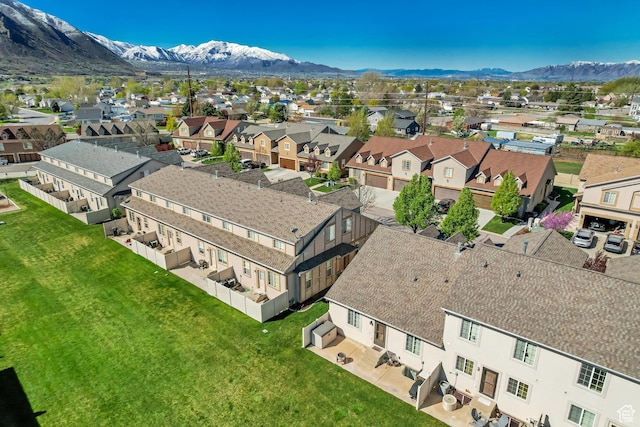 1155 S 2880 E, Spanish Fork, UT 84660 - drone / aerial view featuring a residential view and a mountain view