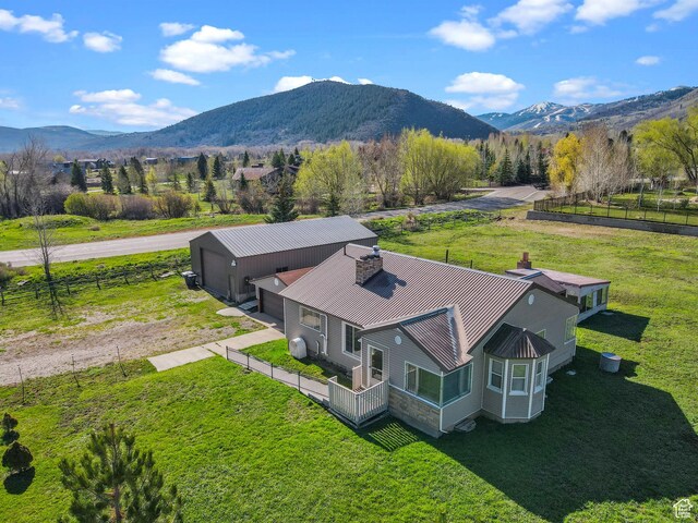 1745 Old Ranch Rd, Park City, UT 84098 - bird's eye view featuring a mountain view