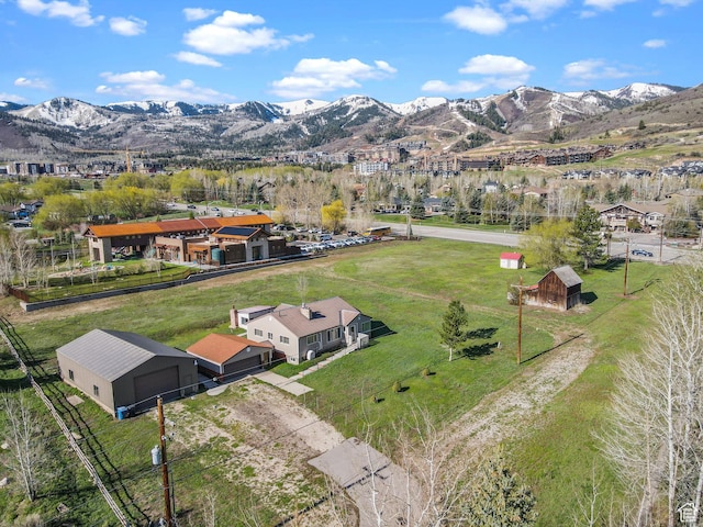 1745 Old Ranch Rd, Park City, UT 84098 - bird's eye view featuring a mountain view