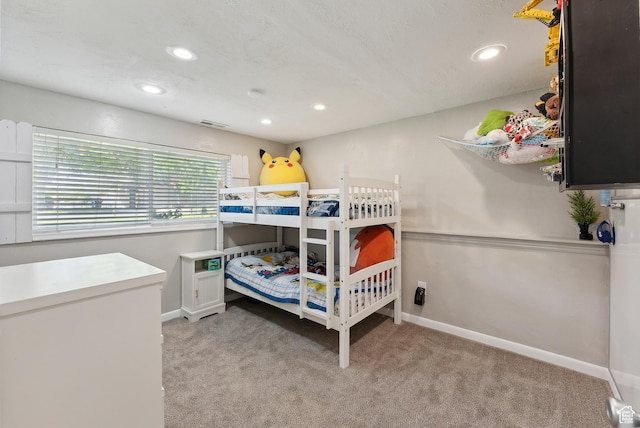 222 N 600th St E, Orem, UT 84097 - bedroom with recessed lighting, baseboards, and light colored carpet