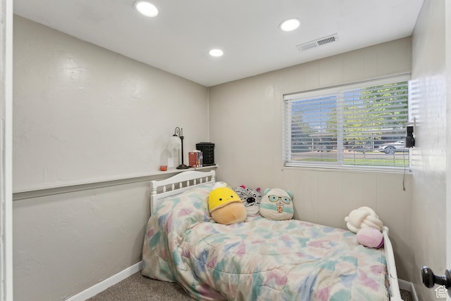 222 N 600th St E, Orem, UT 84097 - bedroom featuring carpet flooring, recessed lighting, baseboards, and visible vents