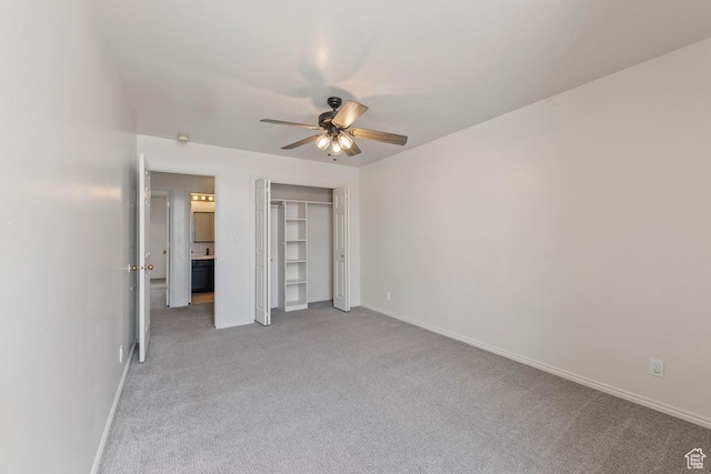 10046 N Sage Rd W, Cedar Hills, UT 84062 - unfurnished bedroom featuring baseboards, a ceiling fan, carpet, and a closet