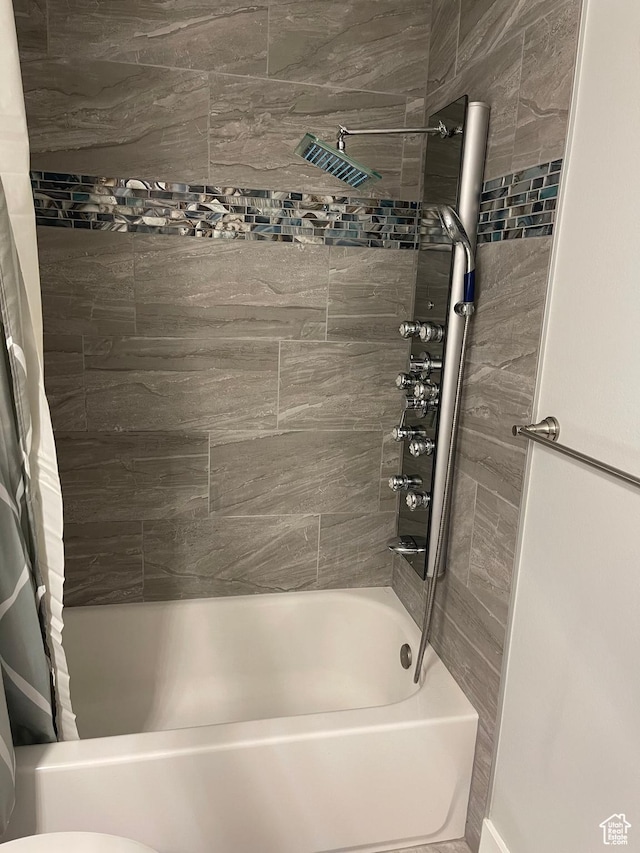 1206 E Waterside Cv Unit 21, Cottonwood Heights, UT 84047 - bathroom with shower / tub combo with curtain