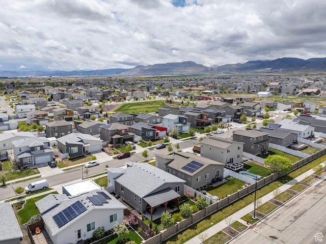 6294 W 7830 S, West Jordan, UT 84081 - drone / aerial view featuring a residential view and a mountain view