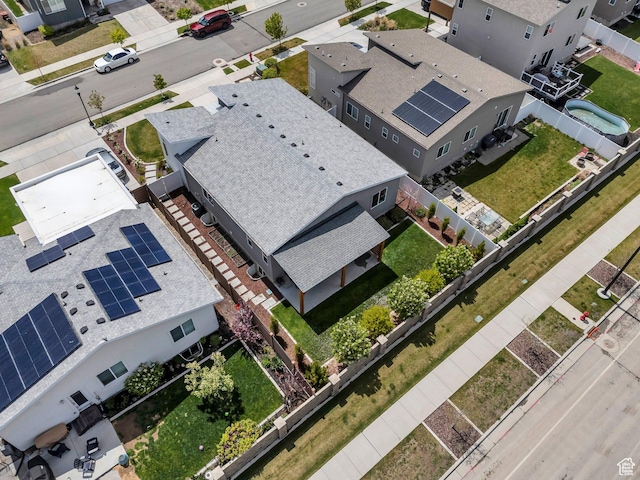 6294 W 7830 S, West Jordan, UT 84081 - drone / aerial view featuring a residential view