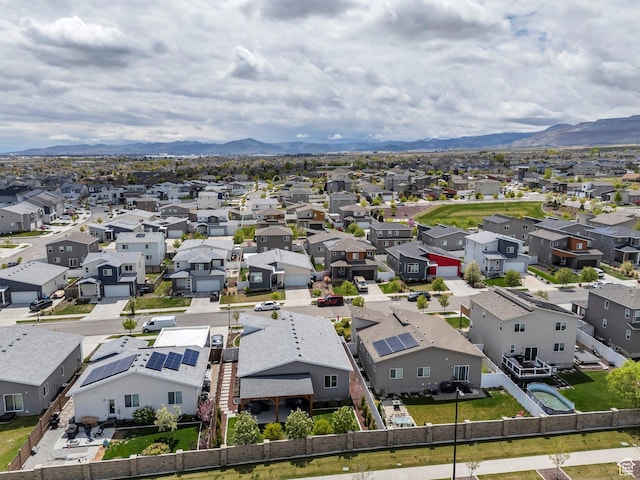 6294 W 7830 S, West Jordan, UT 84081 - birds eye view of property with a residential view and a mountain view
