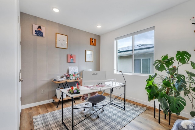 6294 W 7830 S, West Jordan, UT 84081 - office space featuring light wood-style floors, baseboards, and recessed lighting