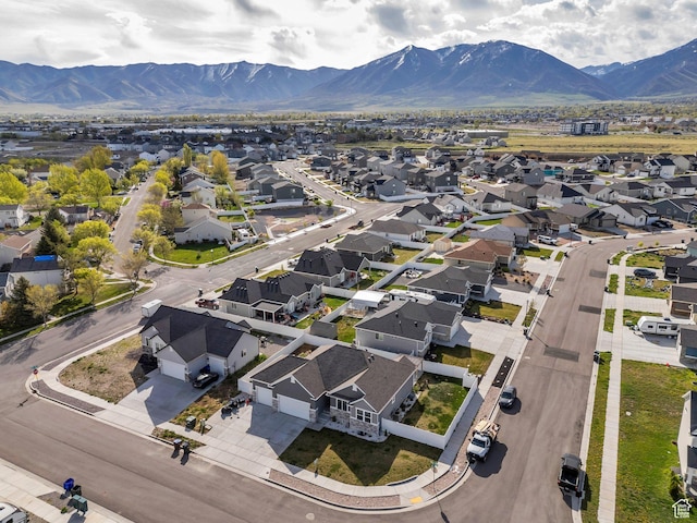 289 W Lauren N, Tooele, UT 84074 - aerial view featuring a residential view and a mountain view