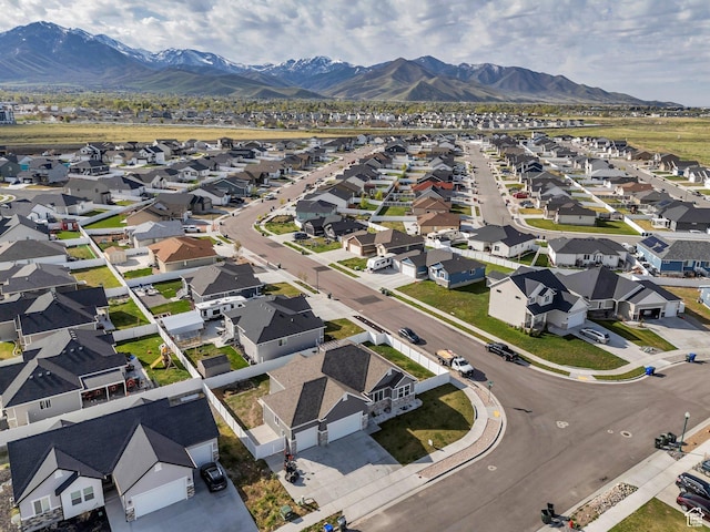 289 W Lauren N, Tooele, UT 84074 - drone / aerial view featuring a residential view and a mountain view