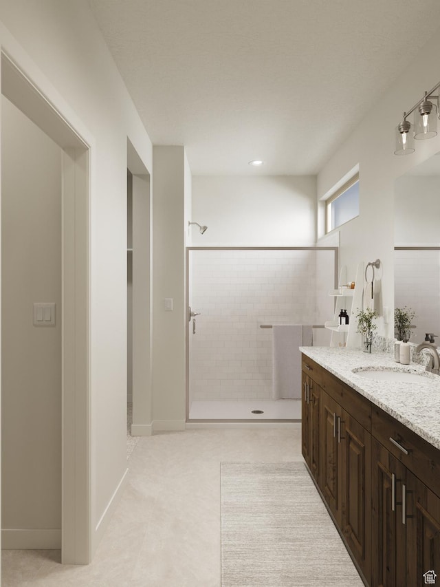 1490 N Daylight St Unit 94, Washington, UT 84780 - full bathroom with vanity and a tile shower