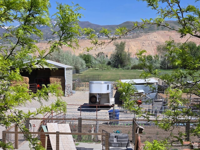 2620 N 2200 W, Salt Lake City, UT 84116 - view of yard featuring fence and a mountain view