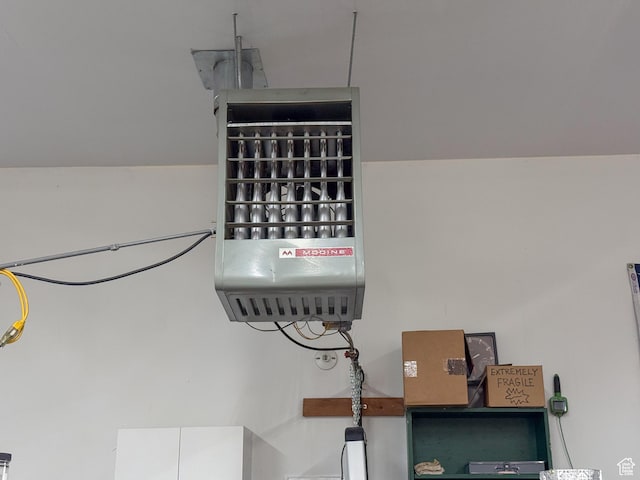 room details featuring a heating unit