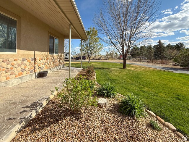 view of yard