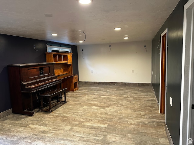 5160 S 200 E, Washington Terrace, UT 84405 - sitting room with recessed lighting, wood finished floors, and baseboards