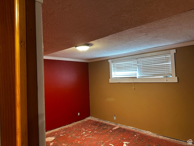 5160 S 200 E, Washington Terrace, UT 84405 - spare room featuring a textured ceiling and crown molding