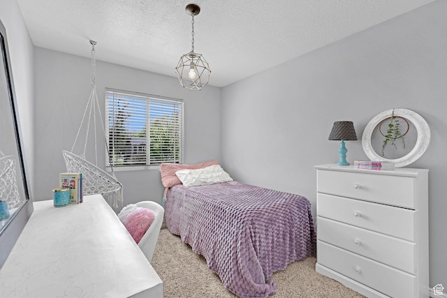 706 E 425 S, Ogden, UT 84404 - bedroom with a textured ceiling and light colored carpet