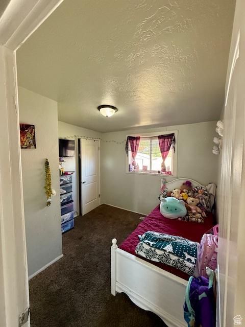 2861 S 3095 W, West Valley City, UT 84119 - bedroom with a textured ceiling and carpet