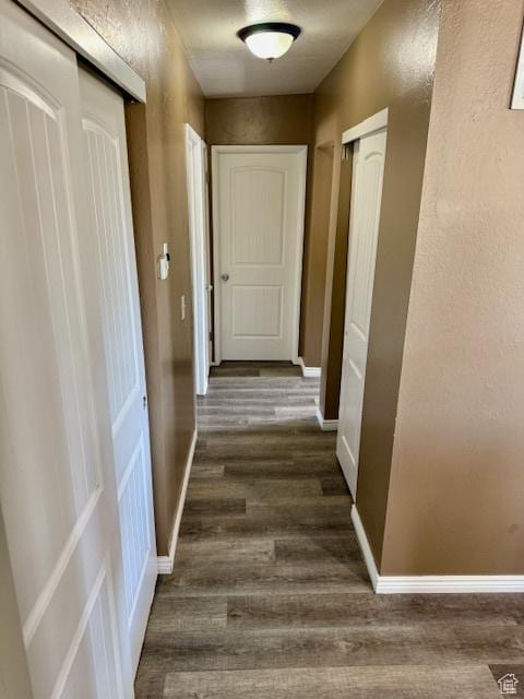 2861 S 3095 W, West Valley City, UT 84119 - hall with baseboards and wood finished floors