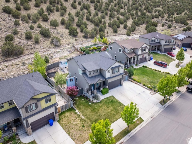 4126 E Cherokee, Eagle Mountain, UT 84005 - drone / aerial view featuring a residential view
