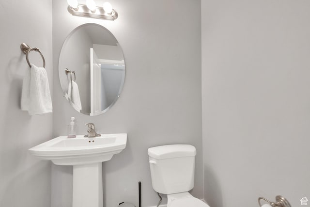 bathroom with toilet