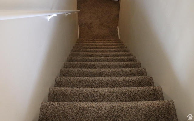 view of stairway