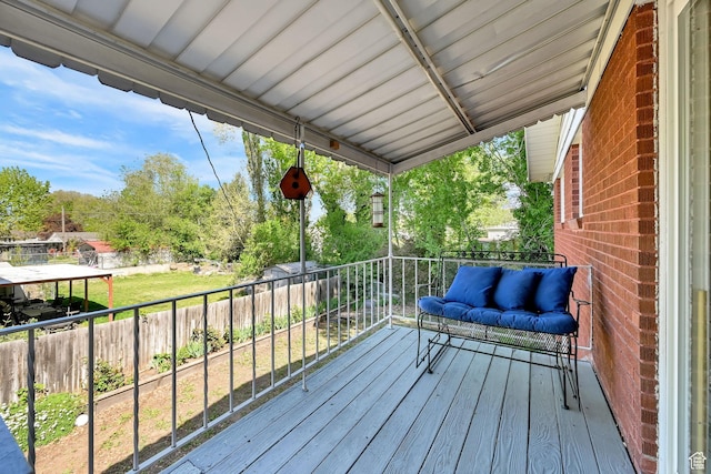 507 N 200 W, Brigham City, UT 84302 - wooden terrace featuring a fenced backyard
