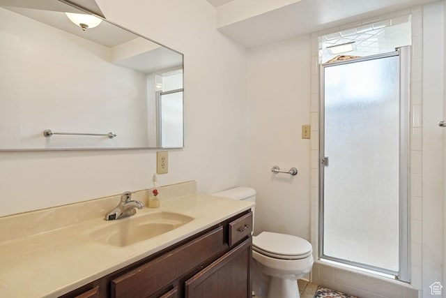 344 E 900 N, Pleasant Grove, UT 84062 - full bath featuring vanity, toilet, and a stall shower