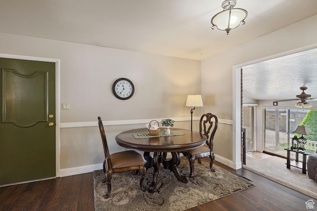 344 E 900 N, Pleasant Grove, UT 84062 - dining space featuring baseboards and wood finished floors