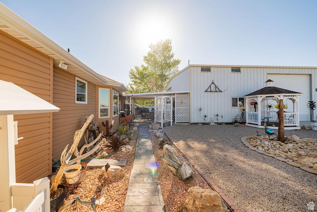 2983 W 2600 N, Plain City, UT 84404 - exterior space featuring board and batten siding and a gazebo