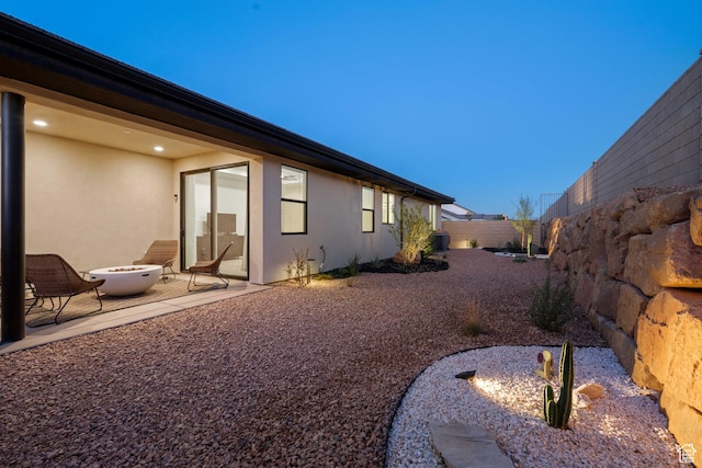 733 W Juniper Hill Dr, St George, UT 84790 - view of yard with a fenced backyard and a patio area