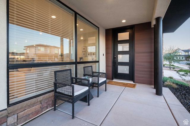 733 W Juniper Hill Dr, St George, UT 84790 - doorway to property with a balcony