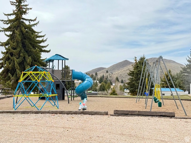 3149 S Prairie Dog Way, Garden City, UT 84028 - community playground with a mountain view