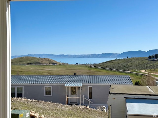 3149 S Prairie Dog Way, Garden City, UT 84028 - view of front of home featuring a water and mountain view