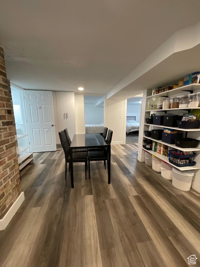 868 Washington Blvd, Ogden, UT 84404 - dining space with dark wood-style floors
