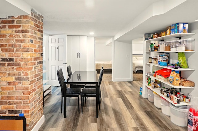 868 Washington Blvd, Ogden, UT 84404 - dining space with wood finished floors